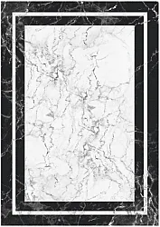 Tapis Wilton - Amaliada (noir/blanc)