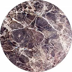 Tapis rond - Sines (violet)