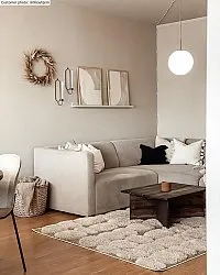 Tapis à poils longs - Fondi (beige)
