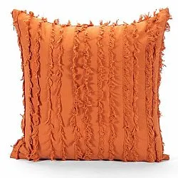 Housse de coussin - Boho Linen 45 x 45 cm (orange)