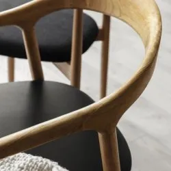 Fauteuil à accoudoirs - Aspa (nature) - 2 pièces