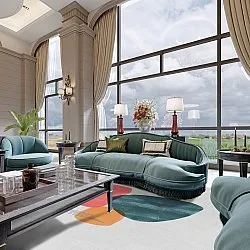 Tapis Wilton - Menton (multicolore)