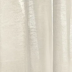 Rideaux Lot de 2 - Rideau mélange lin Lumira (crème)