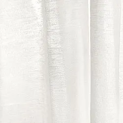 Rideaux Lot de 2 - Rideau mélange lin Lumira (blanc)