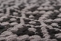 Tapis en patchwork - Lykke (gris/gris foncé)