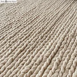 Tapis en laine - Lynmouth (crème)