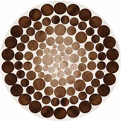 Tapis rond - Marineo (marron)
