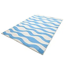 Tapis Wilton - Marsala (bleu/blanc)