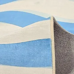 Tapis Wilton - Marsala (bleu/blanc)