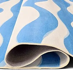 Tapis Wilton - Marsala (bleu/blanc)