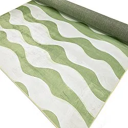 Tapis Wilton - Marsala (vert/blanc)