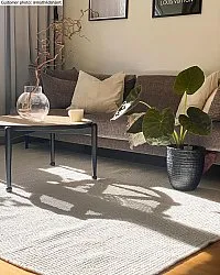 Tapis en laine - Otago (blanc)