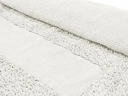 Tapis rond - Alexa Natural Cotton Shaggy (blanc cassé)