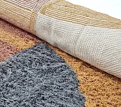 Tapis rond - Alpe Natural Cotton Shaggy (multi)