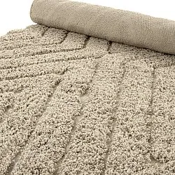 Tapis à poils longs - Amberley Natural Cotton Shaggy (beige)