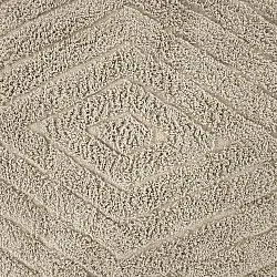 Tapis rond - Amberley Natural Cotton Shaggy (beige)