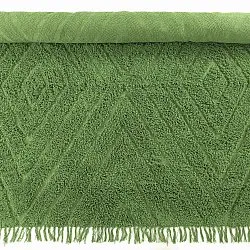 Tapis à poils longs - Amberley Natural Cotton Shaggy (vert)