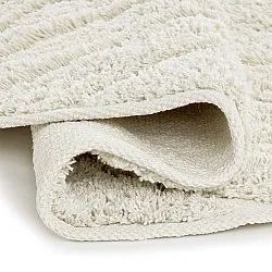 Tapis rond - Amberley Natural Cotton Shaggy (umazano bela)