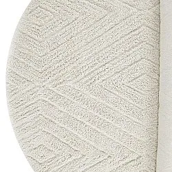 Tapis rond - Amberley Natural Cotton Shaggy (umazano bela)