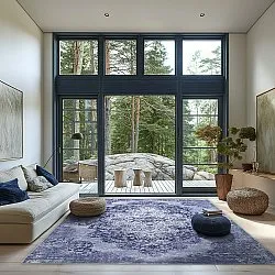 Tapis Wilton - Badem (bleu)