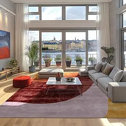 Tapis Wilton - Barcelone (violet)
