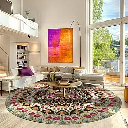 Tapis rond - Barete (multicolore)
