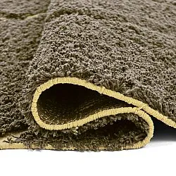 Tapis à poils longs - Bellevue Natural Cotton Shaggy (marron/jaune)