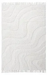 Tapis shaggy - Bonnie Natural Cotton Shaggy (blanc cassé)