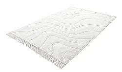 Tapis shaggy - Bonnie Natural Cotton Shaggy (blanc cassé)