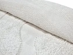 Tapis shaggy - Bonnie Natural Cotton Shaggy (blanc cassé)