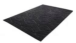Tapis shaggy - Brynn Natural Cotton Shaggy (noir)