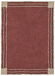 Tapis shaggy - Cataya Natural Cotton Shaggy (marron/beige)