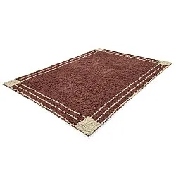 Tapis shaggy - Cataya Natural Cotton Shaggy (marron/beige)