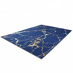 Tapis Wilton - Cesina (bleu/doré)