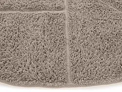 Tapis rond - Cremona Natural Cotton Shaggy (taupe)