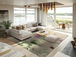 Tapis Wilton - Dimos (beige/multicolore)