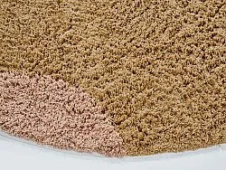Tapis rond - Donostia Natural Cotton Shaggy (multi)