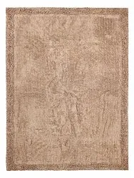 Tapis shaggy - Ebba Natural Cotton Shaggy (marron)