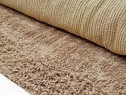 Tapis shaggy - Ebba Natural Cotton Shaggy (marron)