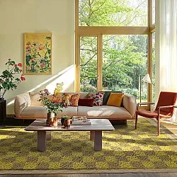 Tapis à poils longs - Elsey Natural Cotton Shaggy (rumeno/bege)