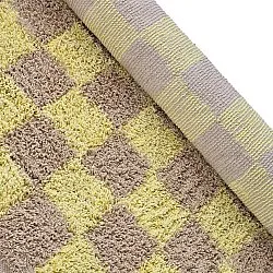 Tapis à poils longs - Elsey Natural Cotton Shaggy (rumeno/bege)