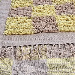 Tapis à poils longs - Elsey Natural Cotton Shaggy (rumeno/bege)
