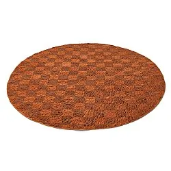 Tapis rond - Elsey Natural Cotton Shaggy (oranžna/rdeča)