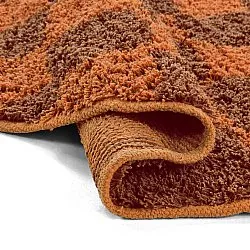 Tapis rond - Elsey Natural Cotton Shaggy (oranžna/rdeča)