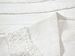 Tapis shaggy - Emilia Natural Cotton Shaggy (blanc cassé)