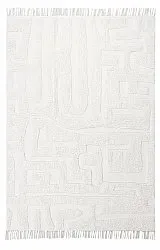 Tapis à poils longs - Fallon Natural Cotton Shaggy (blanc cassé)