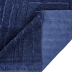 Tapis à poils longs - Farley Natural Cotton Shaggy (modra)