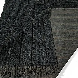 Tapis à poils longs - Farley Natural Cotton Shaggy (črna)