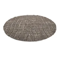 Tapis rond - Farley Natural Cotton Shaggy (taupe)