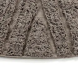 Tapis rond - Farley Natural Cotton Shaggy (taupe)